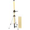 Cozyel Treppiede Per Livella Laser Professionale In Metallo, Altezza Regolabile 48-84 cm Con Scala Graduata, Filettatura Universale 1/4 E 5/8 Ideale Per Costruzione, Ristrutturazione E Installazione