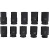 LKHDONG Set di dadi esagonali da 1 pollice, 24, 27, 30, 32, 33, 34, 36, 38, 41, 46 mm