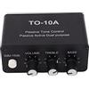 ViaGasaFamido Mini Preamplificatore Audio Stereo con Controllo Tono EQ Passivo e Misurazione di Precisione per Home Studio, DJ e Produttori Musicali Professionali