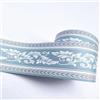 VisitRyl Bordi per Carta da Parati Adesivi Foglie blu chiaro 12cm X 500cm Design Decorativo