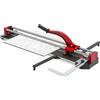 Jolre Tagliapiastrelle professionale, taglia piastrelle 800 mm, tagliapiastrelle bagnate, tagliapiastrelle manuale, spessore massimo di taglio 15 mm, per la posa di piastrelle(rosso)