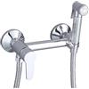 FQYEP Doccetta Per Wc Bidet Doccetta Doccino Per Bidet Acqua Calda E Fredda Miscelatore Bidet Tutto In Rame girare cromo