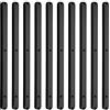 LZLUCKCOME Strutture per Cassetti in Plastica, Guide per Armadio, Rotaie Scorrevoli per Mobili (Nero, 298MM)