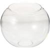 Artibetter Paralume Lampadario Sfera Vetro Doppio Foro, Ricambio Globo Vetro Rotondo Diametro 14 Cm, Facile da Pulire e Sostituire, Design Moderno per Lampade a Soffitto