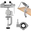 ZTUKOMN Morsa da banco con larghezza della mascella 70 mm, con Base Girevole 360 °