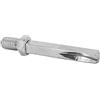 Alsten Tech Inserto quadrato 8x8mm per maniglia della porta 1 pezzo Lunghezza 80mm con filettatura M10 - dentellato, connessione stabile per guarnizione di pressione della maniglia della porta a