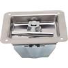 YWBL-WH Maniglia a T per Porta Rimorchio, Chiusura in Acciaio Inossidabile Lucidato, 120x102x75mm, Cassetta Attrezzi Camion