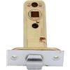 JHSDHYD Cilindro serratura Cilindro di serratura a catenaccio singolo in lega da bagno, vari margini di imbottitura, corpo della serratura a tre barre con linguetta singola, serratura universale(Margins 51mm)