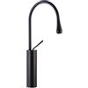 QUINTO Rubinetti Per Lavandini Bagno Rubinetto Per Lavabo Girevole Rialzato Lavabo Da Appoggio Per Bagno Interamente In Rame Nero Caldo E Freddo Nero Alto