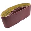 HobbyPower24 10 nastri abrasivi, 100 x 610 mm, grana 24, nastro abrasivo, nastro abrasivo, carta vetrata per levigatrici a nastro.