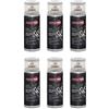 AMBRO-SOL SPRAY YOUR FACTORY OF AEROSOL Ambro-Sol V400MIC.6 Vernice trasmettente effetto ferro Mica, argento, 400 ml, 6 pezzi