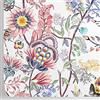 WALLPAPERS 4 BEGINNERS W4B Carta da Parati Floreale Bianca, Facile da Applicare, 8 Fogli 70 x 100 cm, Ideale per Pareti e Mobili, Adatta ad Ambienti Casalinghi o Professionali, Made in Italy