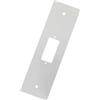 IWOFER Placca tapparella interasse 165 mm con foro per pulsante avvolgitore avvolgibile (Bianco)