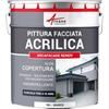 ARCANE INDUSTRIES Pittura Facciata Acrilica per Intonaco 10 L Bianco