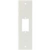 Dieffematic VDS PLA185W Placca con Foro per Pulsante - Interasse 185, Bianco per Tapparelle