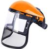 Generico Visiera Di Sicurezza - Protezione Per La Prevenzione Degli Infortuni, Protezione Per Le Orecchie E Visiera In Rete D'acciaio DPI Combinati | Cappello DiProtezione Leggero Trasparente Resistente Alla