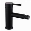 OISE ART STORE Trade Shop - Miscelatore Rubinetto per Lavabo Bidet Bagno Acciaio Inox Nero Piletta Ray 87392 -