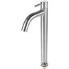 EXCEART Rubinetto Lavabo Monoforo in Acciaio Inox 304, Singola Acqua Fredda