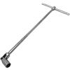 Gloriashoponline CHIAVE BUSSOLA 13 MM DOPPIO SNODO TESTA SNODABILE MANIGLIA A T LUNGA 44 CM
