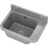 GRANITAN Lavandino da Esterno Moderno per Garage e Lavanderia - Lavatoio per Installazione Interna ed Esterna - Pilozzo da Esterno Giardino - 50x34x31 cm - Grigio Figo