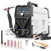 STAHLWERK Saldatrice 2-in-1 combinata DC TIG 200 ST - Funzione TIG & MMA fino a 200 A, innesco HF, Hotstart, adatta per acciaio, inox, rame e ottone, no alluminio