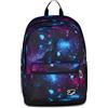 Seven Zaino Scuola The Double Pro XXL, Blu, 34 L, Doppio Scomparto, Cuffie wireless abbinate, Tasca porta pc, Tasca laterale portaborraccia, Tasca frontale, Scuola media e superiore, Bambini, Ragazzi