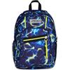 Seven Zaino Scuola Dual Detach ELECTRICVIBE BOY, Blu, 32 L, Doppio Scomparto, Multifunzione, Zaino Staccabile, Tasca con organizer, Scomparto porta pc, Scuola media e superiore, Bambino, Ragazzo