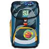 SJ GANG STYLE JAM GANG Zaino Scuola UPDOWN BOX - GREEN SHADOWS - Zaino Multiscomparto con Scomparti Rimovibili, Maxi Capienza - Ergonomico, Sistema di Regolazione del Peso - Tessuto 100% Eco-Material