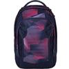 satch match plus zaino scuola satch ergonomico, espandibile 35 litri, unisex per ragazze e ragazzi, ideale per scuola Seismic Pink - Blu scuro