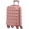 Flight Knight Bubble Suitcase - Ryanair easyJet Jet2 Approved - 8 Wheel Carry Cabin Hardcase 55x35x20cm