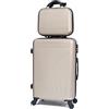 CELIMS Valigia da viaggio 65 cm e beauty case, 65cm & Vanity