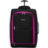 Flight Knight Valigia Da Cabina Easyjet (Overhead), Jet2, Ryanair (Priority) Borsa Leggera Con 2 Ruote Omologata Ideale Per Viaggi In Aereo 55x35x20 cm