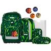 ergobag maxi set Set di 6 pezzi, zaino scolastico, cartella ergonomica, ideale per bambini grandi a partire dalla prima elementare