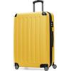 HAUPTSTADTKOFFER - Spree - Valigia Trolley rigido grande ABS TSA 4 ruote, 75 cm, 119 litres, Giallo