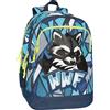 Franco Cosimo Panini WWF - Zaino Scuola per Bambini e Ragazzi, con 3 Ampi Scomparti Chiususi con Zip, Vano Porta PC, Tasca Frontale, Schienale Imbottito e Rinforzato, Spallacci Imbottiti e Regolabili, 31x42Hx19,5 cm, Blu