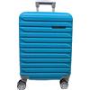 COVERI COLLECTION Trolley rigido utilizzabile come bagaglio a mano, approvato dalla maggior parte delle compagnie aeree low cost, 55 cm, ESPANDIBILE!! Misure 55 x 40 x 20 cm (CELESTE)