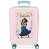Disney Valigia da cabina rosa 38 x 55 x 20 cm rigida ABS chiusura a combinazione laterale 34 l 2 kg 4 ruote doppie