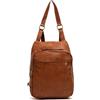 MISAKO Novil Zaino antifurto Donna - Novil Cammello 35 X 26 X 9 cm