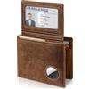 Artpaxy Portafoglio con porta AirTag