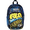 Seven Zaino Scuola Media Ragazzo, Scuola Elementare, Dual, Scomparto PC, Tasca Borraccia, blu giallo