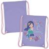 Wanapix | Sacca Bambino Personalizzata | Zaino con Nome | Impermeabile | Borsa Bambini Scuola/Asilo/Viaggi/Sport | Per lavatrice e asciugatrice | Sirena | 27x33cm
