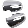 YSQOJF Calotte Specchio Coperchio Dello Specchietto Retrovisore Laterale Esterno Della Portiera Dell'auto Per Suzuki Per SX4 Per S-Cross Per Vitara 2015-2021 Copri Specchietti(Argento)