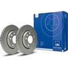 ATE 2x Disco freno Ø294 asse posteriore ventilato 24.0122-0211.1 | Compatibile con: VW MULTIVAN T5, MULTIVAN T6, TRANSPORTER T5 Bus, TRANSPORTER T5 Kasten