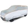 WALSER Telo Copriauto antigrandine, copertura per auto antigrandine, telone protettivo idrorepellente Basic, telo copriauto Misura 9 - grigio-argento