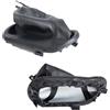 GENERICO Compatibile con Fiat 600 SEICENTO Cornice in PLASTICA Base Leva Cambio Nera dal 5/2000 al 2010 Cuffia CUFFIOTTO