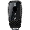 M.JVisun Cover per chiave elettronica in vera fibra di carbonio per Mercedes-Benz 2019-2022 Classe A Classe C Classe G 2017-2022 Classe E 2018-2021 Classe S Smart Car Remote Key Fob Case per uomini e