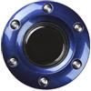 Jscarlife - Tasto clacson per volante auto, universale, modificato, tasto clacson centrale per volante per la maggior parte delle auto (Blu)