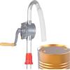 Ejoyous Pompa da Travaso Gasolio, Barile d'olio a Manovella Rotante in Lega di Alluminio, Pompa Benzina Manuale, Strumento di Pompaggio del Carburante a Benzina