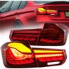 VLAND Fanali Posteriori per Serie 3 F30 F35 F80 Berlina 320i 335i 328i 2012-2018 Luci Posteriori Con Indicatori Di Direzione Sequenziali (OLED Rosso)