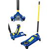TANIASHOP Crick Sollevatore Auto Martinetto Idraulico 4 Tonnellate Cric 4 Ton Professionale per Auto Assetto Basso Ribassato ruote bidirezionali a cuscinetto per veicoli, auto alzata doppio pistone
